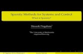 Sparsity Methods for Systems and Control - What is Sparsity? - … · 2021. 1. 21. · Masaaki Nagahara1 1The University of Kitakyushu nagahara@ieee.org M. Nagahara (Univ of Kitakyushu)