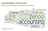 SSL Add-on Amortization of Accruals · 2018. 11. 27. · SAP Accrual Engine Accrual Engine is surrounded by applications that define the business content and use the Accrual Engine.