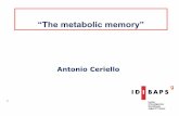 Antonio Ceriello - Türk Diabet Cemiyeti · 2016. 6. 27. · Ceriello A, Diabetes Care 2003 Hyperglycemia O 2-PKC O 2-NAD(P)H oxidase Peroxynitrite NF-kB iNOS eNOS NO Nitrotyrosine