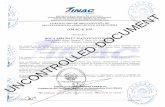 UNCONTROLLED DOCUMENT - Boca Aircraft Maintenance · 2020. 5. 9. · INSTITUTO NACIONAL DE AERONAUTICA CIVIL GERENCIA GENERAL DE SEGURIDAD AERONAUTICA CERTIFICADO DE ORGANIZACIÓN