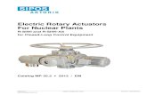 Electric Rotary Actuators For Nuclear Plants - SIPOS...MP 35.2 Page 1 Electric Rotary Actuators for Nuclear Plants R-SIWI and R-SIWI-AS Series for Closed-Loop Control Equipment Catalog