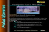Templex Rack Proofer - Baker Therm...Templex Rack Proofer. Range: Baker Thermal Solutions | 8182 US 70 West | Clayton, NC 27520 Phone: +1 (919) 674-3750 | EquipmentSales@bakertherm.com