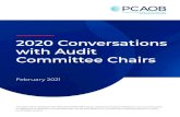 2020 Conversations with Audit Committee Chairs · Auditor Strengths and Areas for Improvement Audit committee chairs noted that their auditors performed well in areas such as assigning