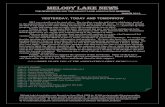 MELODY LAKE NEWS - stny.info Newsletter.pdfMELODY LAKE NEWS The Newsletter FOR the Melody Lake Association Members MARCH 2016 YESTERDAY, TODAY AND TOMORROW 2015 was a good year for