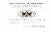 UNIVERSIDAD DE GRANADA FACULTAD DE FARMACIA 2016. 4. 7.آ  Granada, 2015 Departamento de Farmacologأ­a