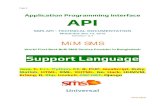 Application Programming Interface API - MiM SMS · 2016. 3. 14. · using MiM SMS HTTP application programming interface (HTTP API). sending SMS messages, collecting delivery reports,