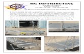 Marine Gangway Construction & Repair - MG DISTRIBUTING · 2015. 12. 3. · Gangway will support 3 persons or 750lb. dead load. Aluminum gangway is industry standard all welded construction.