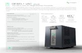GE&EL+ vAC ePLUS The All-in-one AC Regenerative Converter · ePLUS is a modular platform enabling the master/slave connection of units with equal power. The hardware platform is based