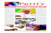 39th Year of Publication Dadi Janki ascends to Angelic World · 2021. 1. 6. · April 2020 urity 3 T ime is a great leveler. So is Nature. The whole world is in the grip of coronavirus
