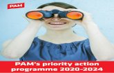 PAM’s priority action programme 2020-2024 · have more influence on their working hours, for example. PAM’s priority is to improve working conditions for people working in service