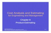Cost Analysis and Estimating - Anvari.NetOstwald and McLaren / Cost Analysis and Estimating for Engineering and Management Engineering Costs Design of the Product R & D Engineering