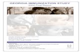 GEORGIA IMMUNIZATION STUDY · 2004 Executive Summary The 2004 Immunization Study was conducted by the Georgia Department of Human Resources, Division of Public Health, Epidemiology