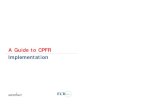 A Guide to CPFR Implementation · 2019. 3. 15. · 8 Introduction & Acknowledgements Introduction & Acknowledgements 9 I. Veelenturf SARA LEE S. Bech SCA HYGIENE PRODUCTS S. Langreder