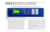 SEL-421-4, -5 Protection and Automation System...2018/03/29  · SEL-421-4, -5 Data Sheet Schweitzer Engineering Laboratories, Inc. 2 power system. Record streaming synchrophasor data