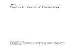 261 Topics in Current Chemistry - The Eye · be pleased to receive suggestions and supplementary information. Papers are accepted for Topics in Current Chemistry in English. In references