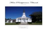 First Presbyterian Church First Presbyterian Church Organized 1835 Orangeburg, South Carolina 650 Summers
