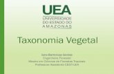 Apresentação do PowerPoint - WordPress.com · 2019. 3. 12. · Conceito de Taxonomia •Para alguns autores Taxonomia = Sistemática Vegetal •Para outros, Taxonomia é a ciência