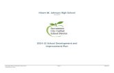 2014-15 School Development and Improvement Plan · 2014. 7. 8. · The Single Plan for Student Achievement Realizing the Vision Page 2 7/8/2014 Hiram W. Johnson High School Vision