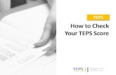 How to Check Your TEPS Scoreen.teps.or.kr/down/Guide for checking scores.pdf1. Visit 2. Log in to check your score - Find your password 3. Check your score 4. Issue the first score