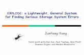EXPLODE: a Lightweight, General System for Finding Serious ...junfeng/11sp-w4118/lectures/l26-explode.pdf6 EXPLODE [OSDI06] Comprehensive: adapt ideas from model checking General,