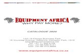 CATALOGUE 2020 - Equipment Africa...Truck Tyre Changer T568 • Semi- Automatic truck tyre changer T568 Unviersal Self-centering chuck rim capacity 14” – 26” • Clockwise and