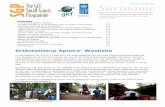 Suriname - United Nations Development Programme€¦ · Dinsdag 22 april 2014 was er op de school in Johan en Margaretha een speciale dag georganiseerd voor de kinderen waarbij ze
