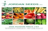 JORDAN SEEDS, Inc.jordanseeds.com/assets/2020_Jordan_Seeds_Complete_Book.pdfUC-72 large lt. green, high yield; F & rust resistant $4.65 $10.80 $30.80 $30.30 Sweet Purple 6-9" thick,