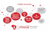 CCBSA Overview · 2019. 7. 1. · CCBSA Overview. A proudly South African and African company which CCB began operating as a legal entity in July 2016, after the merger of six entities.