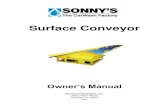 OWNERS MANUAL , CONVEYOR...Conveyor Chain Tensioning Instructions This type of conveyor is designed to maintain chain tension automatically. If the center of the idle pulley to the