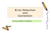 Error Detection and Correctionrepository.uobabylon.edu.iq/2010_2011/5_2442_649.pdfTo detect or correct errors, we need to send redundant bits 2 2 BLOCK CODING BLOCK CODING In blockblock