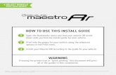 HOW TO USE THIS INSTALL GUIDE - Amazon S3images.idatalink.com/corporate/Content/Manuals/RR...Apr 14, 2016  · ADS-RR(SI)-MAZ01-DS maestro.idatalink.com Mazda 2 2011-2014 Automotive