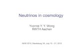 Neutrinos in cosmology - INDICO (Indico)...species by number density. Light neutrinos (m < eV) behave as: Radiation at early times (BBN). Matter at late times (structure formation).