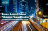 Investor & Analyst Dialogue Volkswagen Financial Services · 2/2/2021  · VWFSAG | L. H. Santelmann / F. Fiedler | 2nd February 2021 | Investor & Analyst ialogue VW FSD 5. Stable