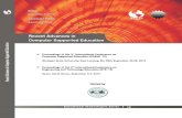 RECENT ADVANCES in COMPUTER - WSEAS · 2015. 10. 9. · RECENT ADVANCES in COMPUTER SUPPORTED EDUCATION Proceedings of the 3rd International Conference on Computer Supported Education