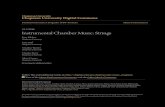 Instrumental Chamber Music: Strings · 2020. 4. 18. · Christopher J. Nicholas, Music Director & Conductor, Chapman University Wind Symphony Musco Center for the Arts November 12