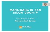 MARIJUANA IN SAN DIEGO COUNTY...Retails sales and licensing of marijuana began in some cities including the City of San Diego January 2018. CA will be the world’s largest marijuana