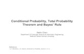 Conditional Probability Total ProbabilityConditional ...berlin.csie.ntnu.edu.tw/Courses/Probability/2009Lectures/PROB2009… · Conditional Probability (1/2) • Conditional probability