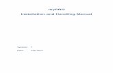myPRO Installation and Handling Manual · 2016. 8. 18. · HMI/SCADA system with advanced options such as vector graphics views, advanced trending, complex alarming, data-logging
