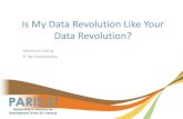 Johannes Jütting El-Iza Mohamedou My Data Revolution Like Your Data...21 100 105 110 115 120 125 130 135 140 145 150 Financing for statistical capacity building & data provision Diffusion