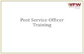 Post Service Officer Training...1. 10 yrs. before their death; or, 2. Released from active duty for at least 5 yrs. before death; or, 3. At least 1yr before their death, was a prisoner