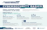 CYBERSECURITY BASICS - Italia · 2019. 4. 7. · EQUIPMENT & PAPER FILES Here are some tips for protecting information in paper files and on hard drives, flash drives, laptops, point-of-sale