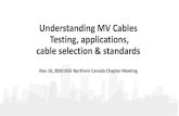 Understanding MV Cables Testing, applications, cable ......Medium Voltage Cables CSA Standards • Limited number of manufacturers making these products. • Prysmian / General cable