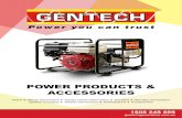 POWER PRODUCTS & ACCESSORIES - Gentech Generators...W&C gensets are powered by Doosan, Lister Petter, Kirloskar, John Deere, Kubota, Cummins and Crossley engines to offer you the best