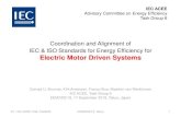 Coordination and Alignment of IEC & ISO Standards for Energy … · 2019. 9. 24. · 27 - IEC ACEE TG6: CAISEM EEMODS'19, Tokyo 8 •ISO –Energy Management Series • ISO 50001