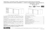 mOdEL NOS. - Wasserstrom · 2010. 4. 7. · replacement Parts ... DooR HiNGiNG Stainless steel hinges with standard locations as illustrated. For special hinging specify hinge locations