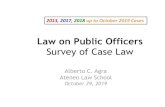Law on Public Officers: Survey of Caselaw 2004 to 2010...2019/10/29  · Title Law on Public Officers: Survey of Caselaw 2004 to 2010 Author Alberto Agra Created Date 10/29/2019 2:15:27