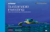Sustainable investing - AIMA...and CAIA. It examines in detail sustainable investing and its impact on the alternative investment industry. Focusing on hedge funds and institutional