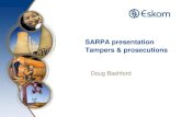 SARPA presentation Tampers & prosecutions Doug Bashford and prosecutions_Doug Bashford.p… · SARPA presentation Tampers & prosecutions Doug Bashford. ... together (this is the S1