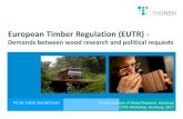 European Timber Regulation (EUTR) · Economics (TI-WF) - Evaluation of certificates and timber market analyses . PD Dr. habil. Gerald Koch CITES-Workshop, Hamburg_2017 Slide 7 Competent
