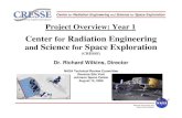 Center for Radiation Engineering and Science for Space Exploration · 2019. 12. 18. · Center for Radiation Engineering and Science for Space Exploration National Aeronautics and